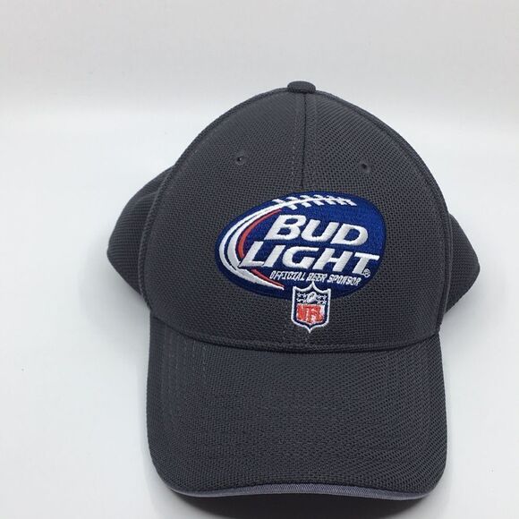Bud Light NFL Football Men’s Baseball Cap Hat with Velcro backstrap - Picture 8 of 16